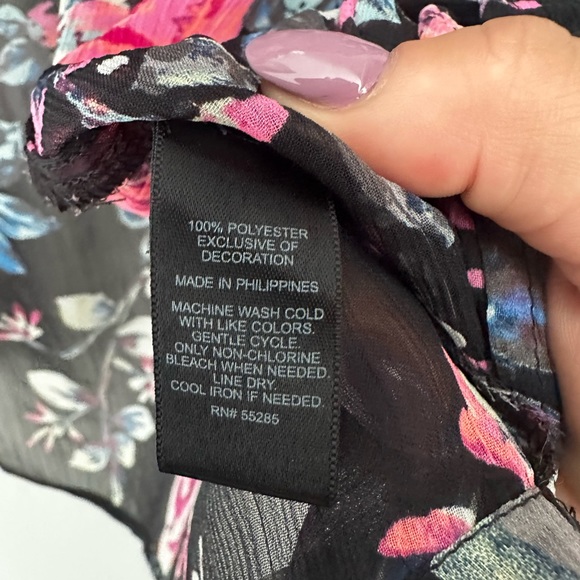 Express M Floral Kimono - Picture 4 of 5